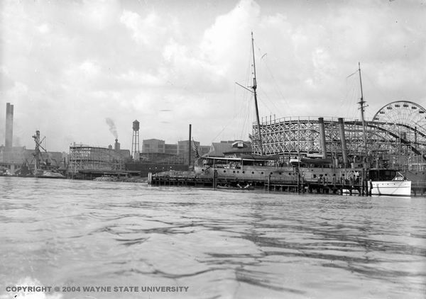 Electric Park - Old Photo From Wayne State University Library